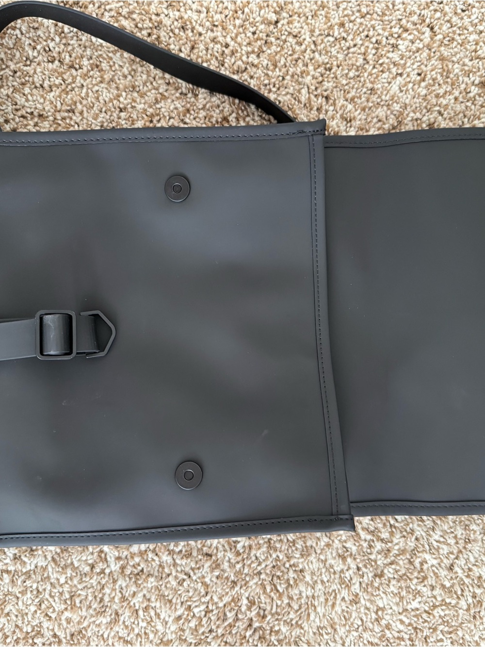 Rains Black Minimalist Backpack - Picture 5 of 6